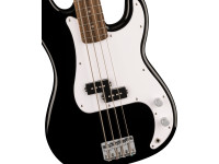 Fender Squier Sonic Precision Bass Laurel Fingerboard White Pickguard Black Fender Squier Sonic Precision Bass Laurel Fingerboard White Pickguard Black